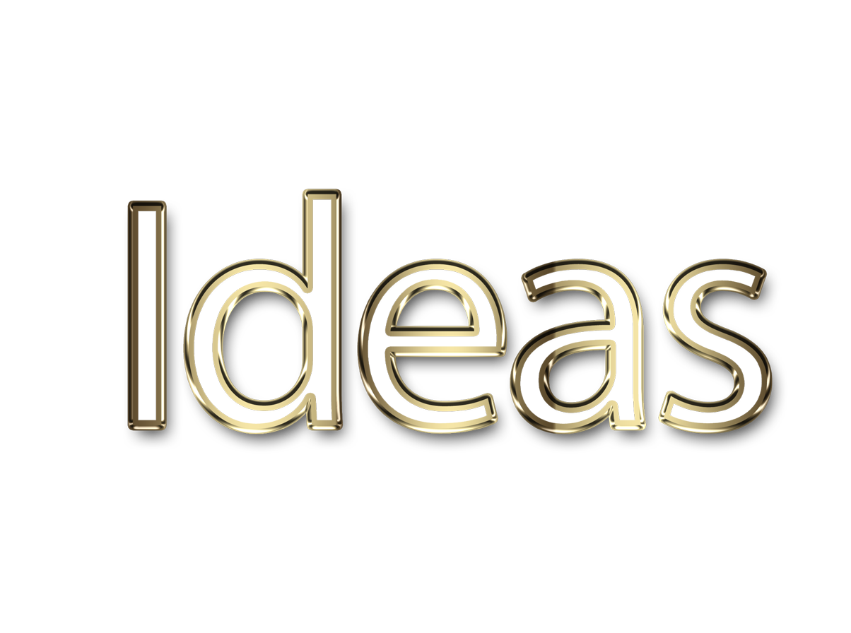 Ideas png, word Ideas png, Ideas word png, Ideas text png, Ideas letters png, Ideas word art typography PNG images, transparent png
